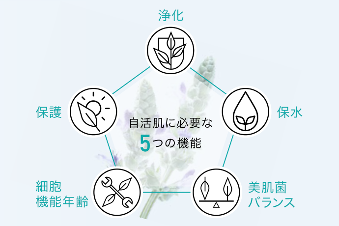 自活肌に必要な5つの機能